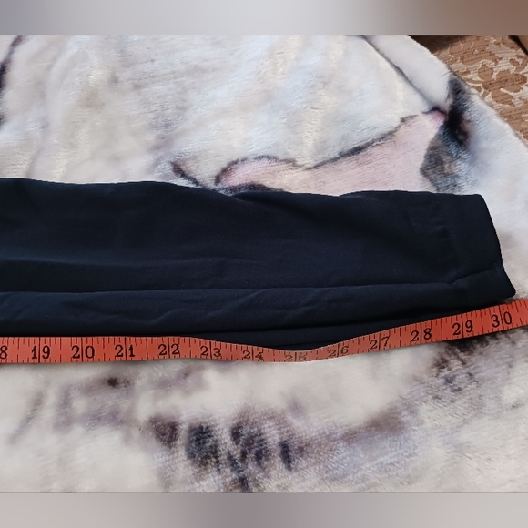 Boutique brand fleece lined leggings. Navy blue. NWOT - Picture 4 of 6
